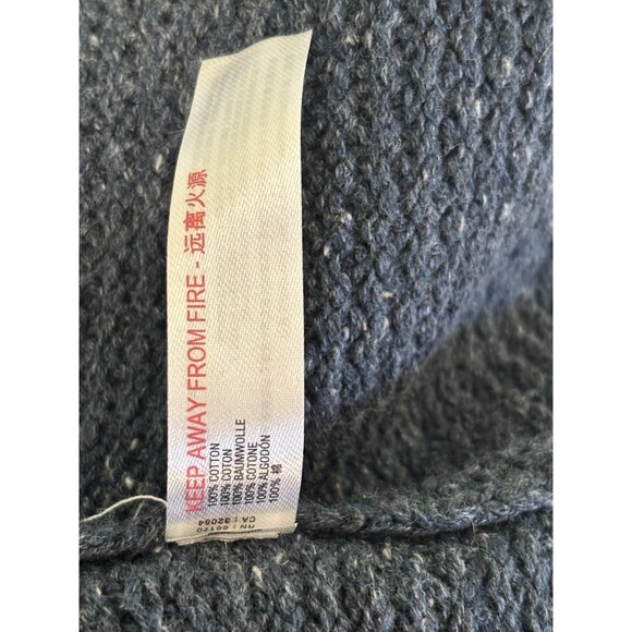 Free People Beach Hailee Knit Sweater Jumper Jumpsuit Navy Sz M Boho Beach - Picture 9 of 12